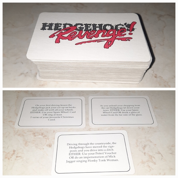 Hedgehogs Revenge Vintage Game Replacement Piece Cards - Picture 1 of 16